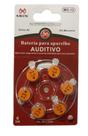Cartela 6 Pilhas Baterias P/ Aparelho Auditivo A13 Pr48 P13 Pr13