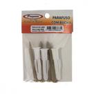 Cartela Bucha Fixacao Preguim Baiano/Gesso 08 Com Parafuso Com 04 Pecas 6632 Cartela Bucha Fixacao Preguim Baiano/Gesso 08 Com Parafuso Com 04 Pecas 6632