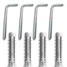 Cartela com Buchas de Nylon SX 6x30mm e Escápula com 4 Peças - 600218 - FISCHER Cartela com Buchas de Nylon SX 6x30mm e Escápula com 4 Peças - 600218 - FISCHER