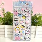 Cartela de adesivos 3D Squishy de Bumbum Anti-stress Kawai Adesivo Coelho Panda Gatinho Unicórnio Cor:Panda