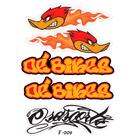 Cartela De Adesivos F009 Adesivo Debikes adesivo bike para capacete - Carro - Moto - Caminhão Cartela De Adesivos F009 Adesivo Debikes adesivo bike para capacete - Carro - Moto - Caminhão