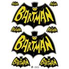 Cartela De Adesivos Personalizados 01 Adesivo Bart SImpson Bartman B-003 Carro Bike Motocross Cami