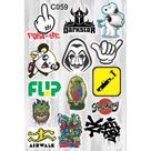 Cartela De Adesivos Personalizados C059 - Escola Carro Moto Bike Motocross Caminhão Super Qualidade