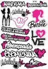 Cartela De Adesivos Personalizados É De Menina