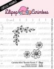 Cartela de Carimbos Mini Borda Floral 2 - Lilipop