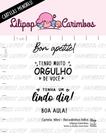 Cartela de Carimbos Transparente Mini - "Recadinhos Fofos" - Lilipop
