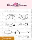 Cartela de Carimbos Transparentes G "Flechas" - Lilipop