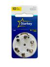 Cartela de Pilhas Auditiva Starkey 10- Selo Amarelo (Unidade, 06 pilhas)