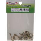 Cartela Gancho Bicromatizado Preguim 14X 30 Com 10 Pecas 0487 Cartela Gancho Bicromatizado Preguim 14X 30 Com 10 Pecas 0487