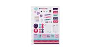 Cartela Grande-Adesivos Fun-Caderno Inteligente