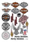Cartela Kit De Adesivos Harley Davidson 21 Peças