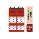 Cartela lâmina Wilkson - 20x3 lâminas (60 lâminas)