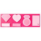 Cartela notas adesivas diva college diamante 34970