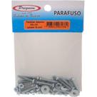 Cartela Parafuso Rosca Maquina Preguim Redonda 1/8 X 3/4+Porca+Arruela Com 15 Pecas 1330 Cartela Parafuso Rosca Maquina Preguim Redonda 1/8 X 3/4+Porca+Arruela Com 15 Pecas 1330