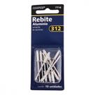 Cartela Rebite Brasfort Aluminio Repuxo 312 Cartela Com 10 Pecas 7716
