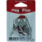 Cartela Rebite Repuxo Aluminio 4,76X10Mm Peg&Fixe 8 Pecas Areb/10 Cartela Rebite Repuxo Aluminio 4,76X10Mm Peg&Fixe 8 Pecas Areb/10