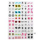 Cartelão adesivos películas 3d para unhas - 12 modelos loja pérola barbie flores raminhos marcas art nail gatinho coração panda mickey minnie Cartelão adesivos películas 3d para unhas - 12 modelos loja pérola barbie flores raminhos marcas art nail gatinho coração panda mickey minnie