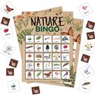 Cartelas de Bingo FTRZX Nature Wildflowers para 24 jogadores Cartelas de Bingo FTRZX Nature Wildflowers para 24 jogadores