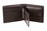 Cartera Karla Hanson Martin con Monedero RFID de Cuero Espresso