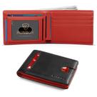 Cartera RUNBOX Slim de Cuero Bifold con Bloqueo RFID y 11 Ranuras