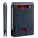 Cartera RUNBOX Slim de Cuero de Carbono con Bloqueo RFID para 11 Tarjetas