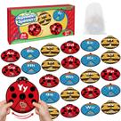 Cartões alfabéticos Kasfalci Alphabet Learning para crianças