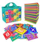 Cartões alfabéticos teytoy Baby Soft ABC Flash Cards com bolsa, 26 unidades