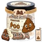 Cartões de afirmação Jar Positive Poo 60 para mulheres DEARMINE