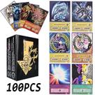 Cartões de anime Yu-gi-oh 100 unidades Blue Eyes Dark Magician Exodia
