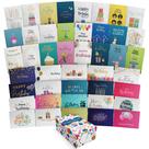 Cartões de Aniversário Dessie 120 Unidades Sortidos 10,2 x 15,2 cm