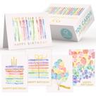Cartões de Aniversário VNS Creations - Kit com 100 Unidades, 4 x 6 Pol., Sortidos