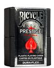 Cartões de Baralho Bicycle Prestige - Impermeáveis, Plástico, Vermelho e Azul