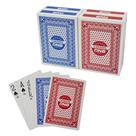 Cartões de baralho DNB 4 Deck Canasta com valores de pontos azul/vermelho