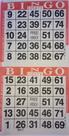 Cartões de bingo American Games INC 3000 - 2 cartões por folha