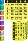 Cartões de bingo Carewon 250, papel amarelo grande de 11,4 x 11,4 cm Cartões de bingo Carewon 250, papel amarelo grande de 11,4 x 11,4 cm