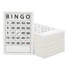 Cartões de bingo de papel reutilizáveis Juvale 180 folhas para adultos