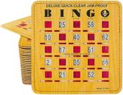 Cartões de bingo MR CHIPS Jam-Proof Quick-Clear Deluxe, pacote com 10