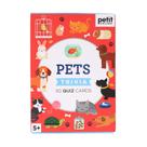 Cartões de curiosidades Petit Collage Pets para crianças de 5 anos ou mais Cartões de curiosidades Petit Collage Pets para crianças de 5 anos ou mais