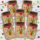 Cartões de Dia dos Namorados FunnyPars Jars Happy 40 Pack para crianças
