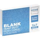 Cartões de índice Home Advantage 5x7, pacote com 50 cartolinas pesadas