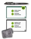 Cartões de índice reutilizáveis Rocketbook Cloud Cards, pacote de 3 x 5" (80)