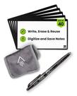 Cartões de índice reutilizáveis Rocketbook Set 40 com caneta e pano