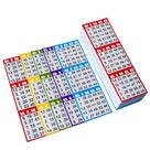 Cartões de jogo de papel de bingo SEETOOOGAMES 3 cartas 500 folhas x100