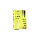 Cartões de jogo de tabuleiro Taco Cat Goat Cheese Pizza para entretenimento