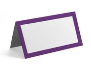 Cartões de Mesa Sólidos para Casamento, Buffet e Festividades, Roxo, Pacote com 24 - Inkdotpot