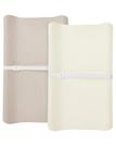 Cartões de miado Changing Pad Cover 81 x 41 x 13 cm, pacote com 2 musselinas