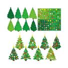 Cartões De Natal Com Tema De Árvore De Natal, 72 Peças, Adesivos DIY, Etiquetas De Presente,