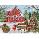 Cartões de Natal LANG Heartland Holiday com envelopes (18 quilates)