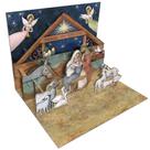 Cartões de Natal LANG Nativity Pop-Up 3D Design (8 cartões)