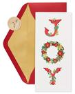 Cartões de Natal Papyrus Happy Holidays Joy Wreath (16 unidades)